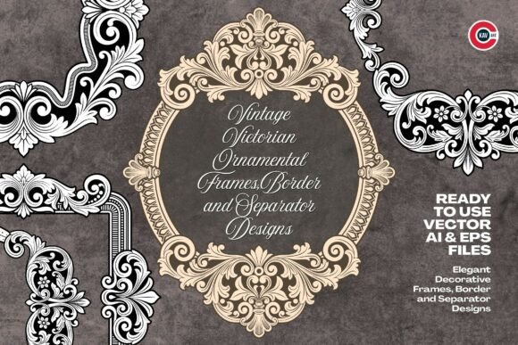 Download Vintage Classic Ornamental Frames Border - Vintage Collection