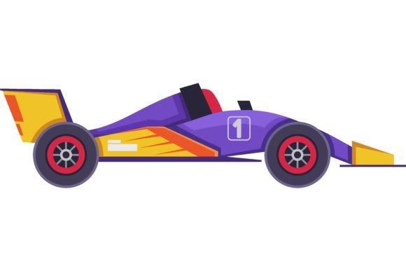 Download Side View of Race Car. Automobile for Fo - Race Collection