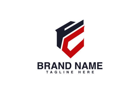 Download Letter FC Premium Geometric Logo Design. - Premium Collection