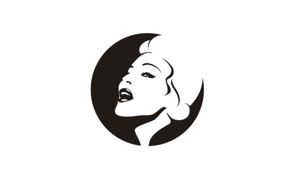 Download Retro Vintage Singer Beauty Woman Logo - Vintage Collection