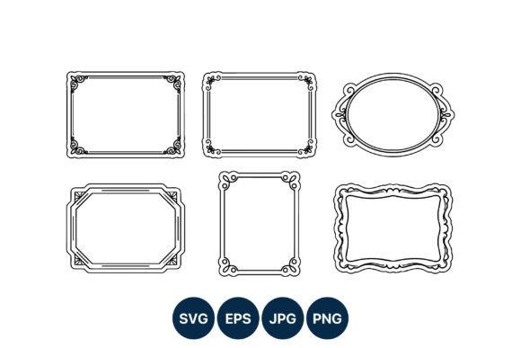 Download Vintage Ornamental Frame Collection - Vintage Collection