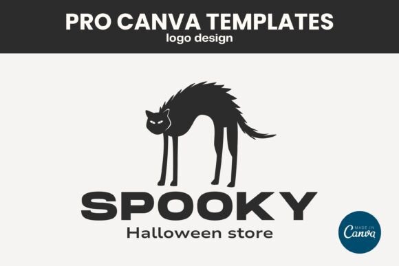 Download Halloween Store Logo PRO Canva Template - Store Collection
