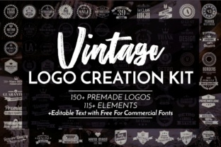 Download Vintage Logo Creation Kit - Vintage Collection