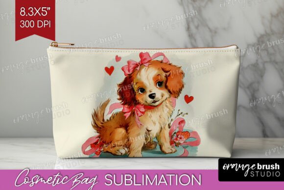 Download Vintage Valentine Cosmetic Bag PNG - Vintage Collection