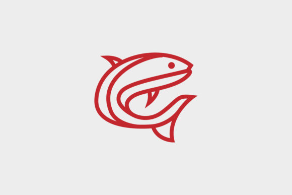 Download Fish Minimalist Logo Design Premium - Premium Collection