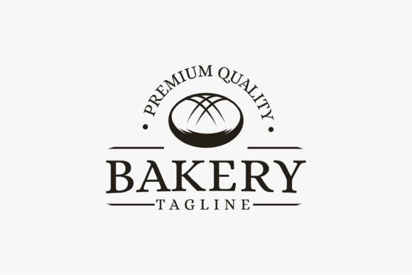 Download Vintage Retro Bakery Bread Logo - Vintage Collection