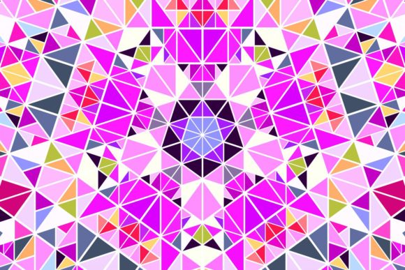 Download Triangle Mosaic Background Design - Mosaic Collection