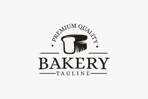 Download Vintage Retro Bakery Bread Logo - Vintage Collection